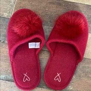 Red Victoria’s Secret Slippers